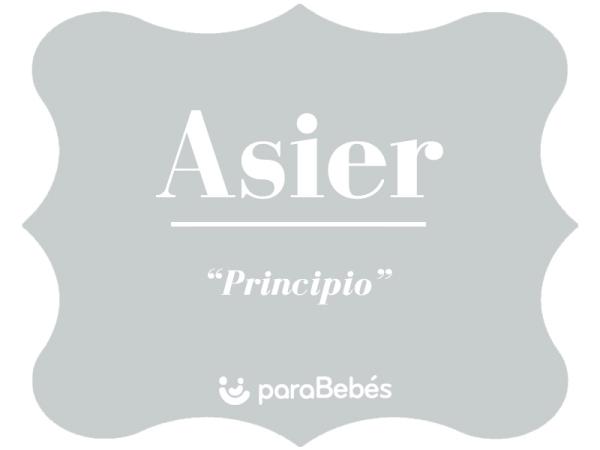 Significado del nombre Asier