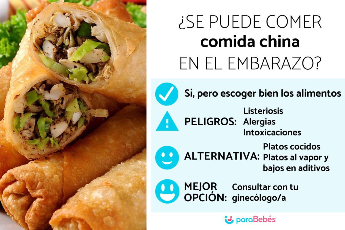 ¿Puedo comer comida china en el embarazo?