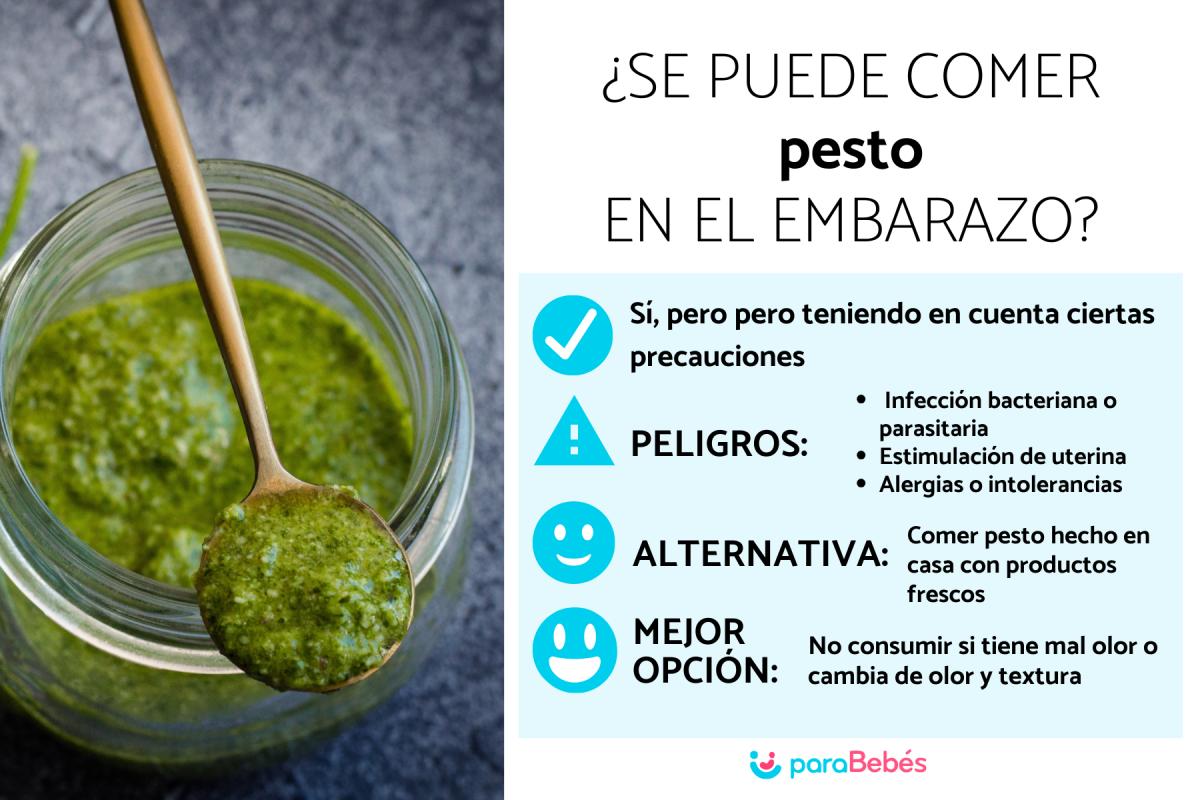 ¿Puedo comer pesto en el embarazo?