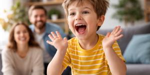 ¿Si mi hijo aletea cuando se emociona, es autista?