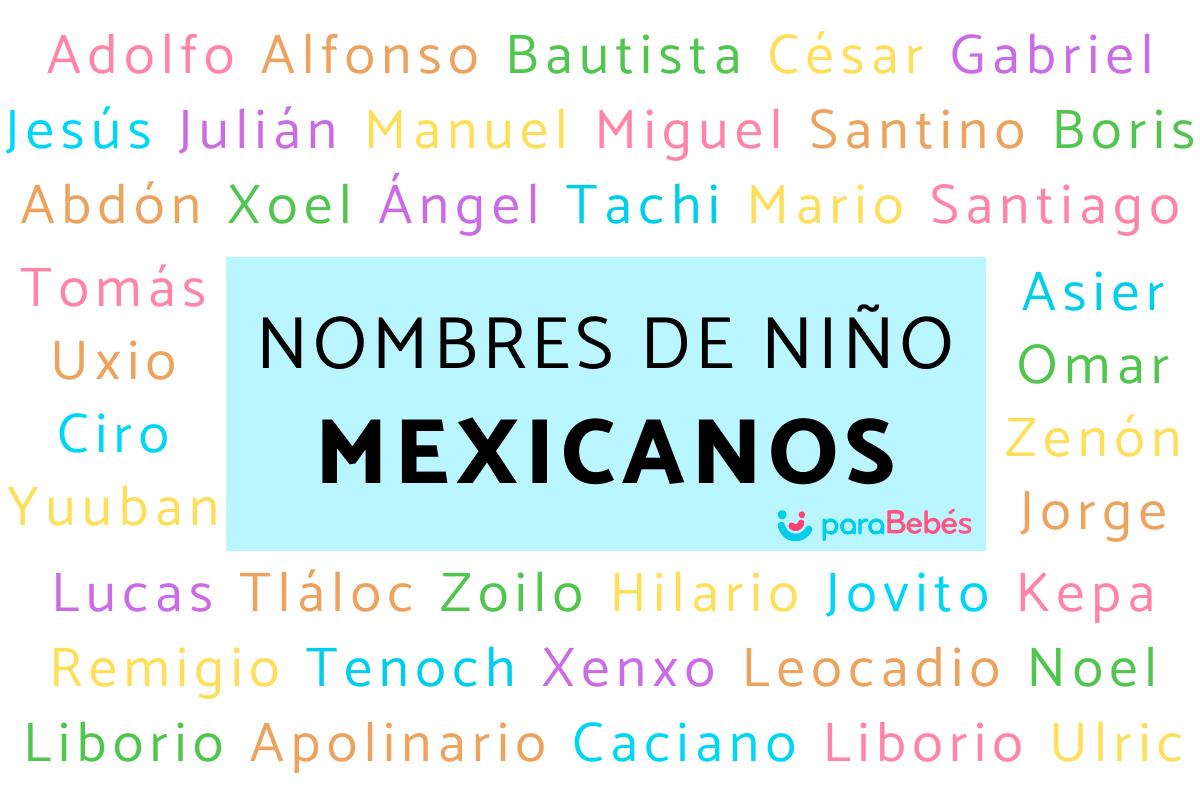 Nombres de niño mexicanos
