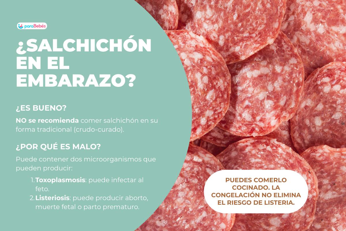 ¿Se puede comer salchichón en el embarazo?