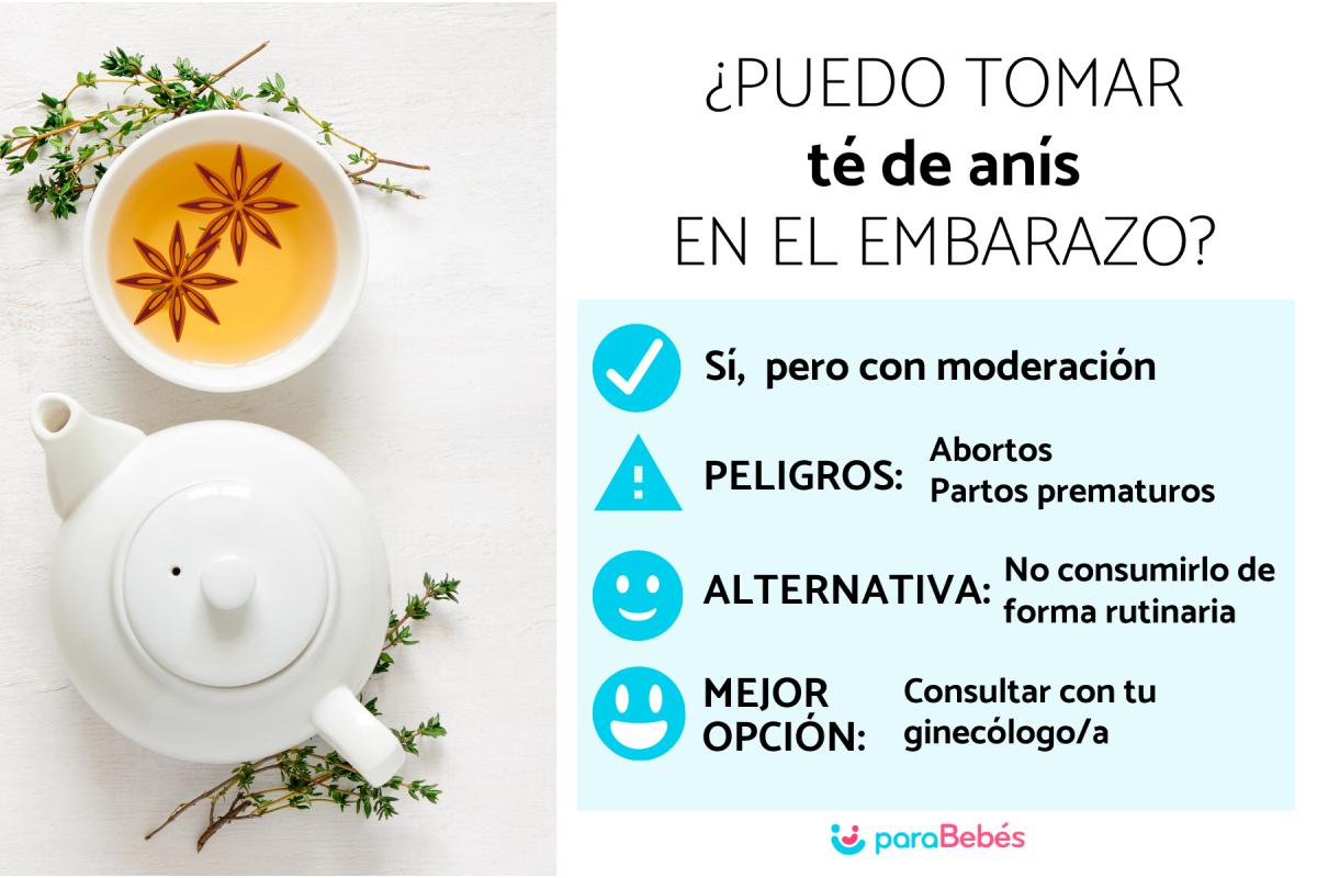 ¿Puedo tomar té de anís en el embarazo?