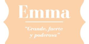 Significado del nombre Emma