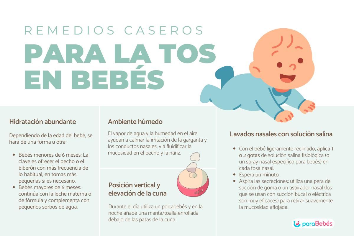 Remedios caseros para la tos en bebés