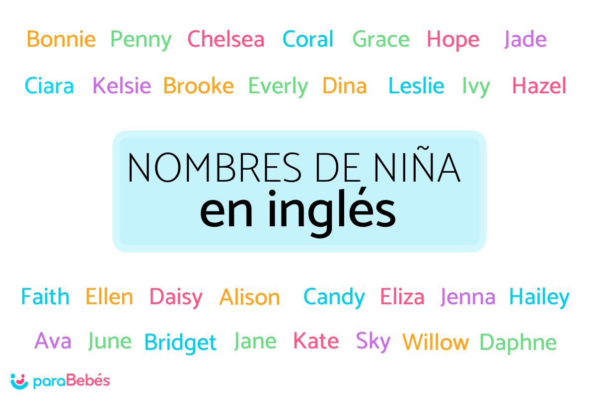 Nombres de niña en inglés