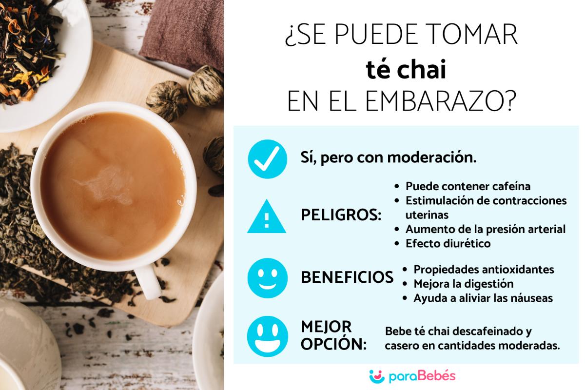 ¿Puedo tomar té chai en el embarazo?