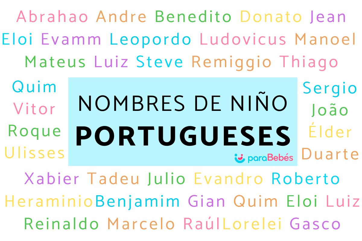 Nombres portugueses de niño y su significado
