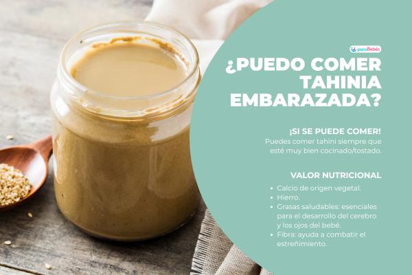 ¿Se puede comer tahini en el embarazo?