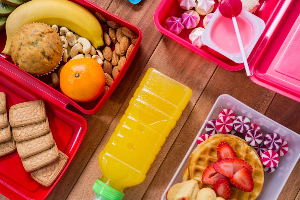 Snacks saludables para el colegio