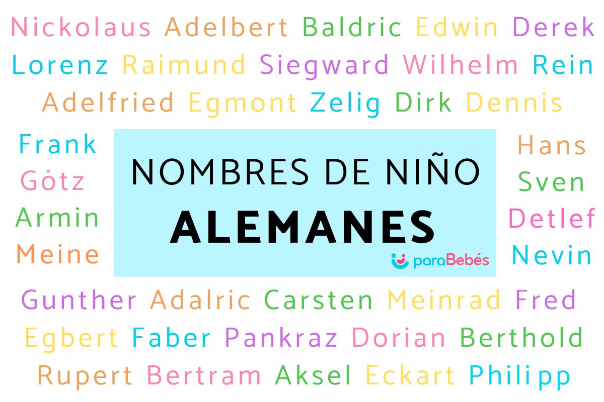 Nombres de niño alemanes y su significado