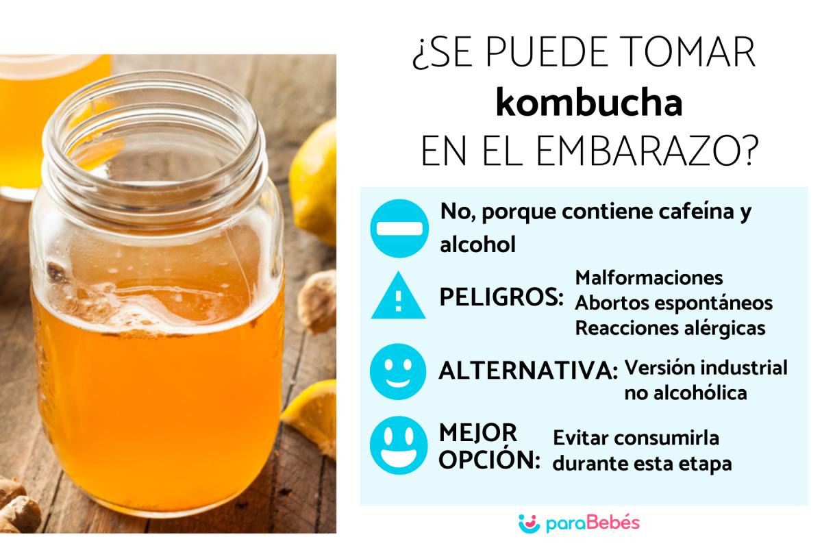 ¿Se puede tomar kombucha en el embarazo y la lactancia?