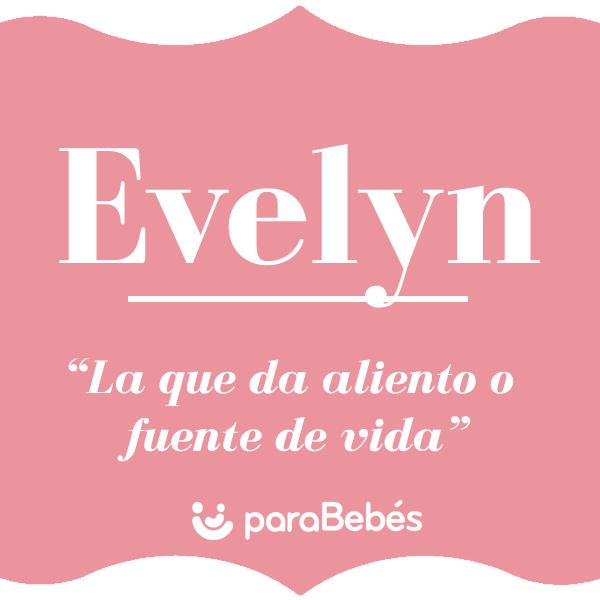 nombre de evelyn