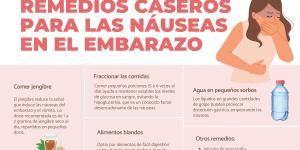 Remedios caseros para las náuseas en el embarazo