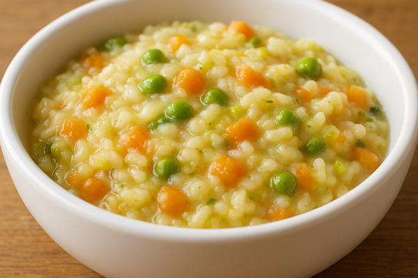 Recetas de comida para bebés de 9 a 12 meses - Guiso suave de arroz con verduras