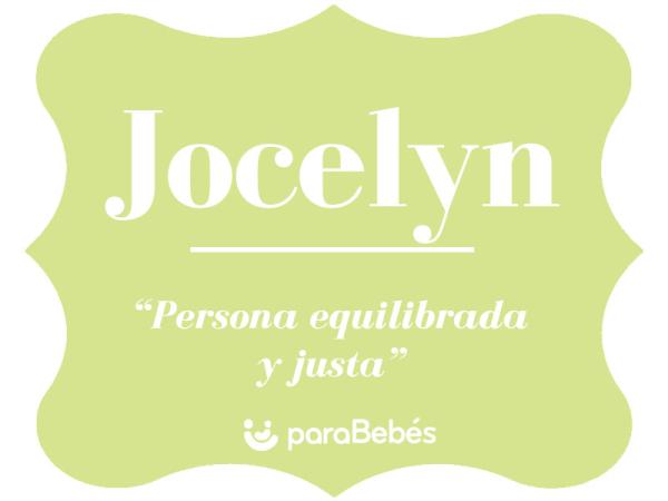 Significado del nombre Jocelyn