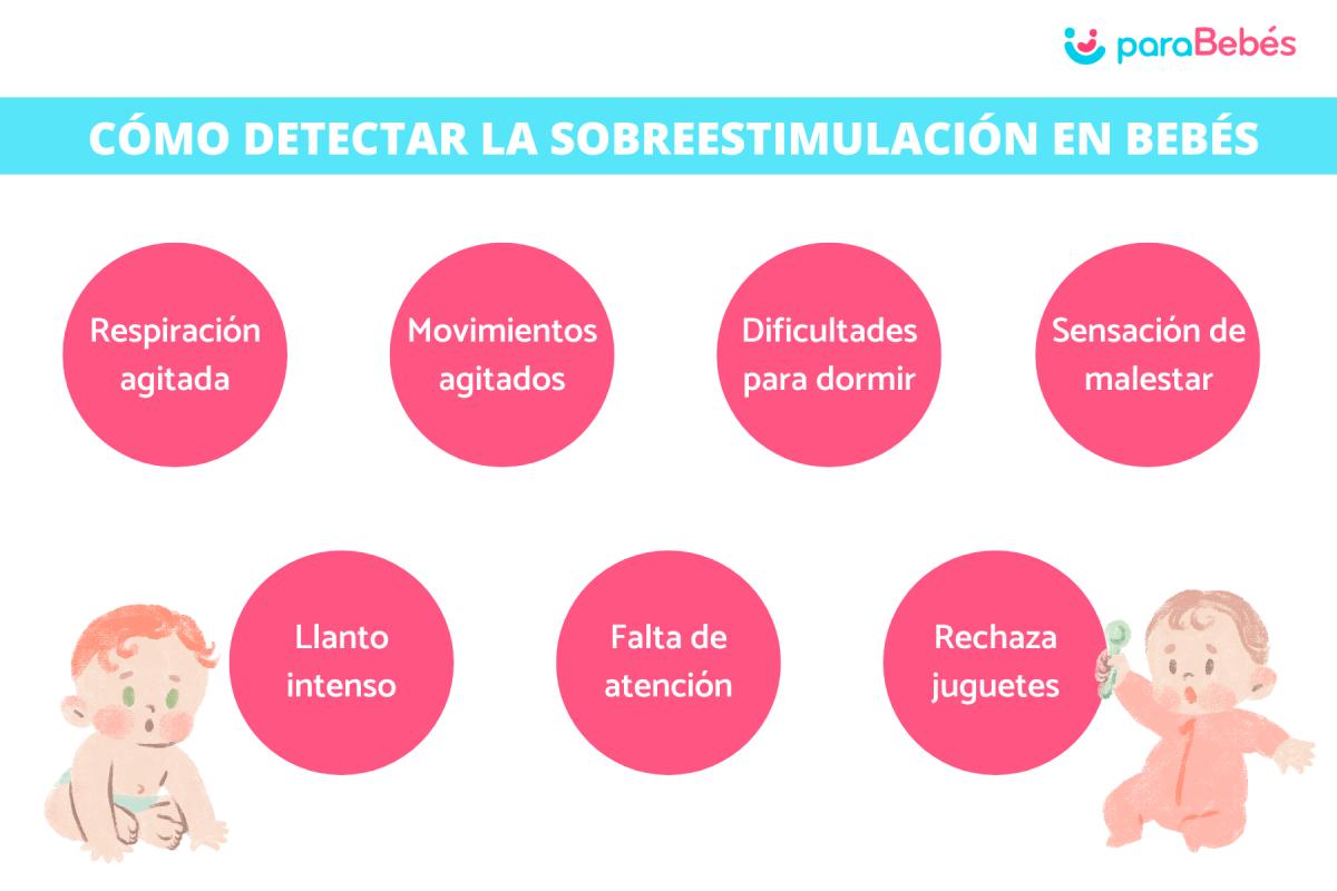 Cómo saber si mi bebé está sobreestimulado