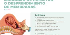 Desprendimiento de membranas en el embarazo: qué es y síntomas