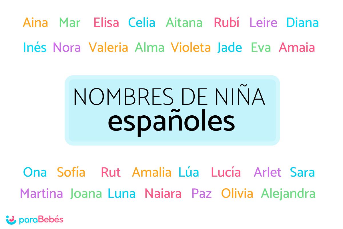 Nombres de niña españoles