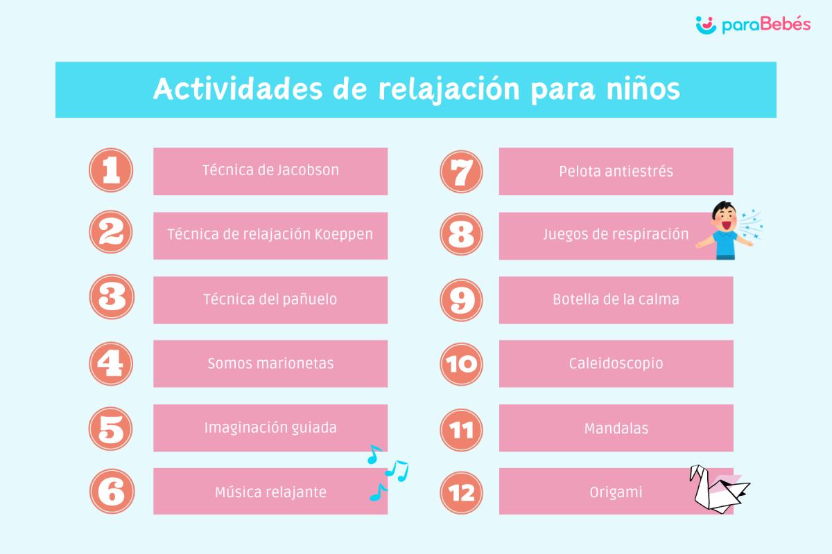Actividades de relajación para niños