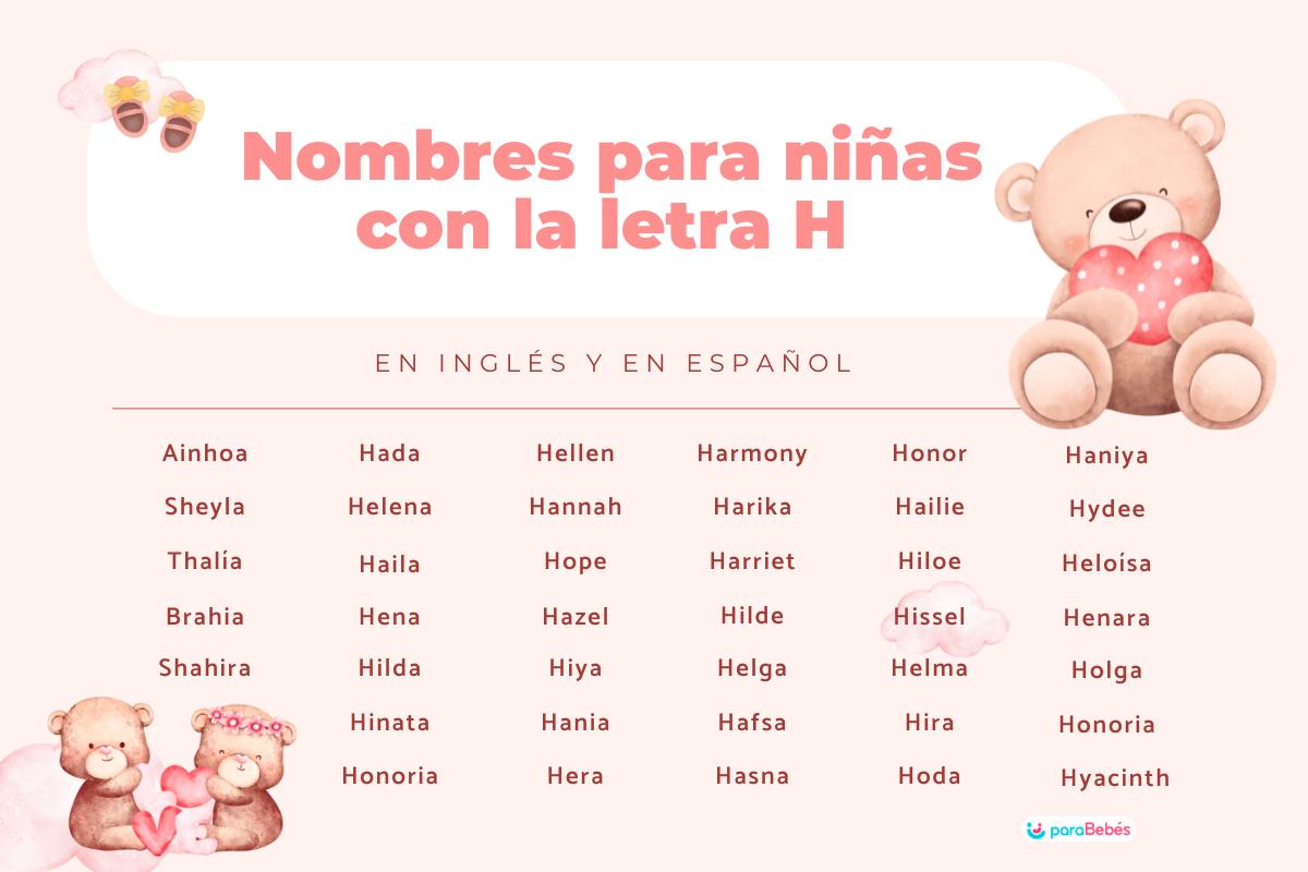 Nombres de niñas con H
