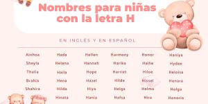 Nombres de niñas con H