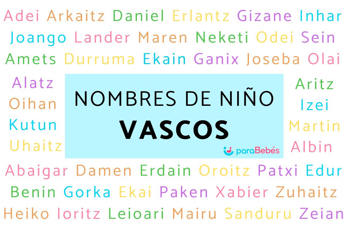 Nombres de niño vascos