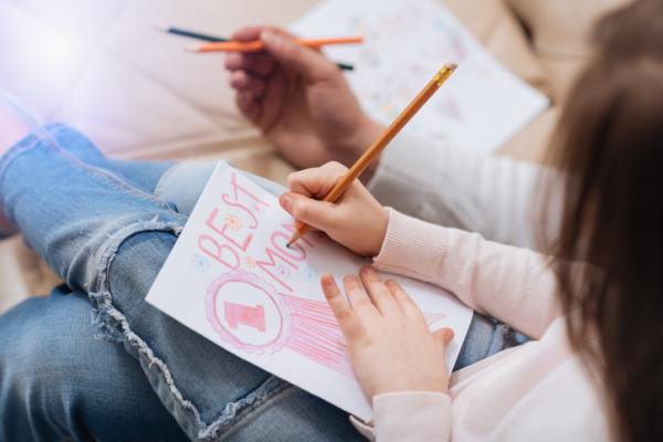 Manualidades para el día de la madre - Tarjeta con mucho amor