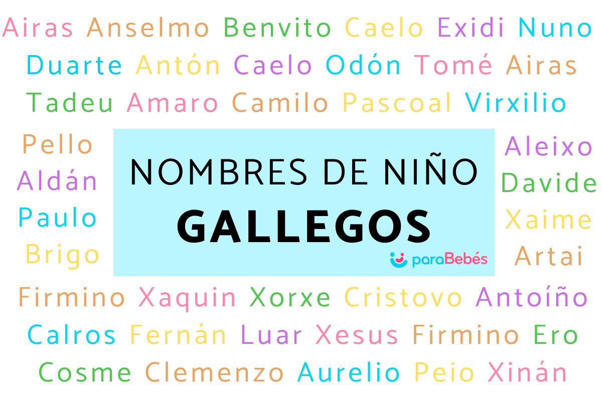 Nombres de niño gallegos
