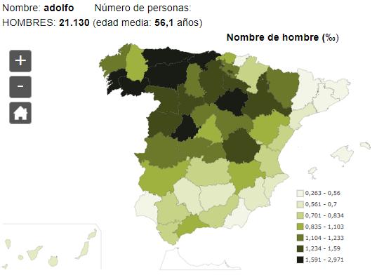 Significado del nombre Adolfo - Popularidad del nombre Adolfo