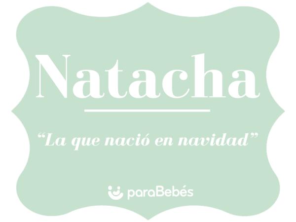 Significado del nombre Natacha
