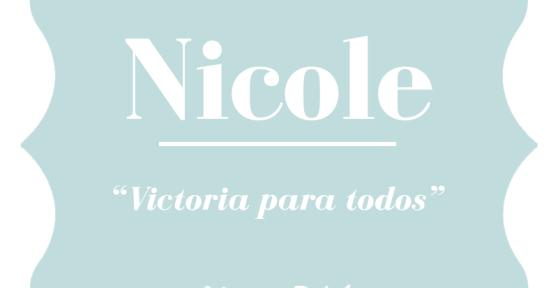 Significado del nombre Nicole