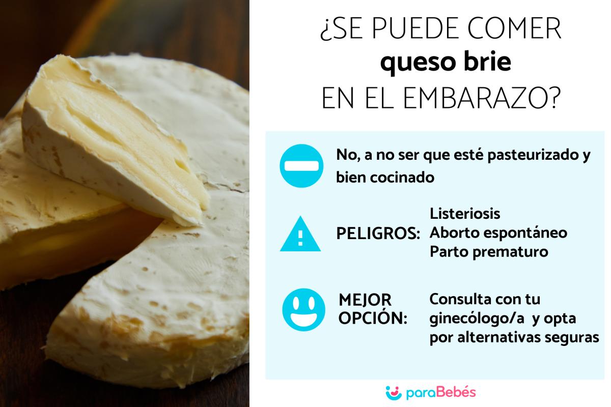 ¿Puedo comer queso brie en el embarazo?