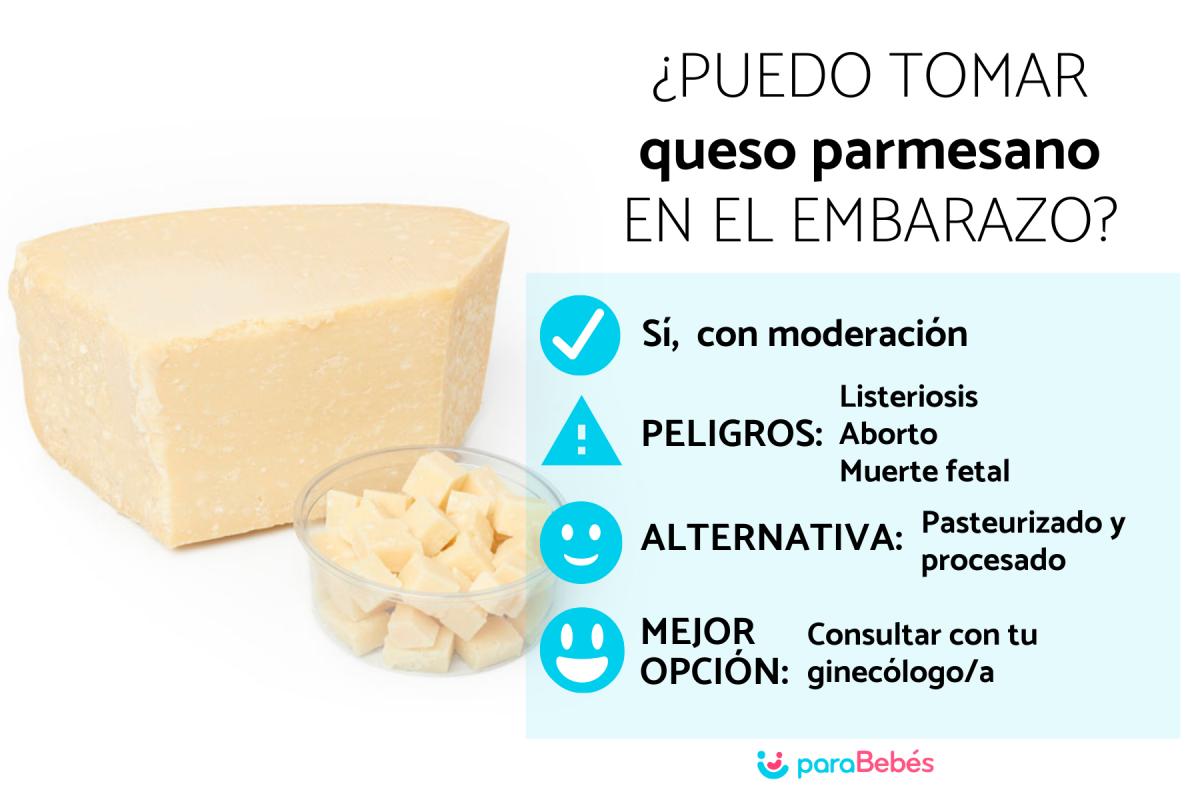 ¿Puedo comer queso parmesano en el embarazo?