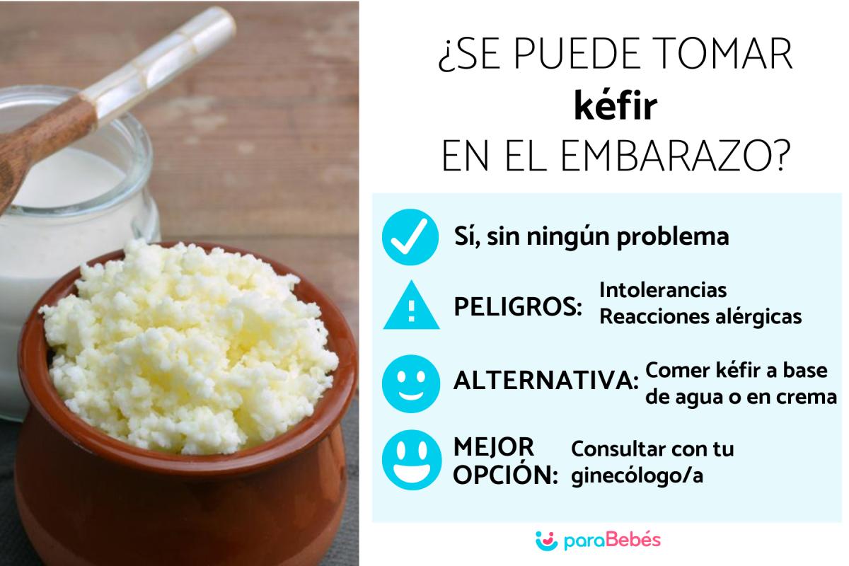 ¿Se puede tomar kéfir en el embarazo?