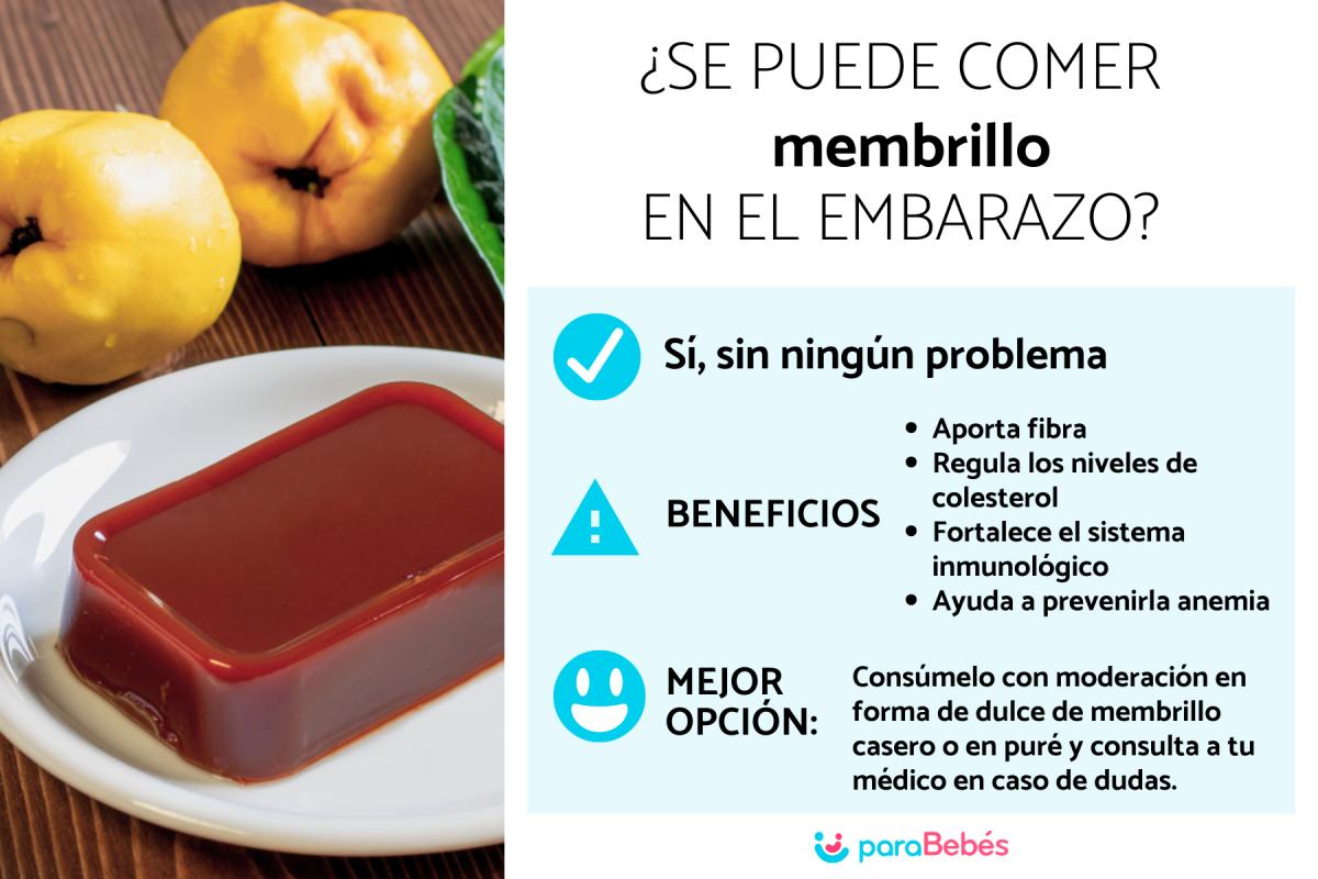 ¿Se puede comer membrillo en el embarazo?