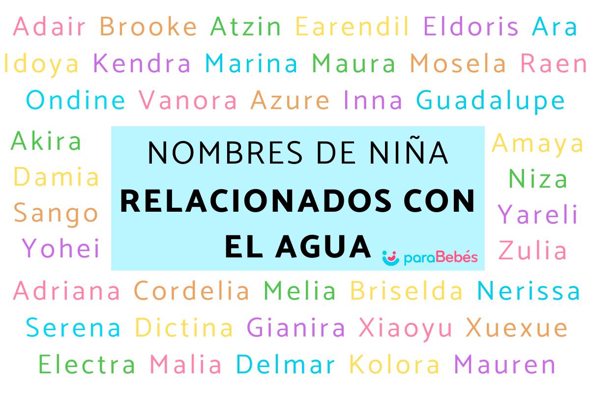 Nombres de niña relacionados con el agua