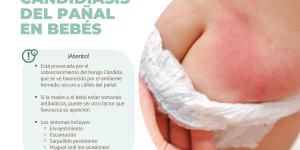 Candidiasis en bebés por pañal: contagio y tratamiento