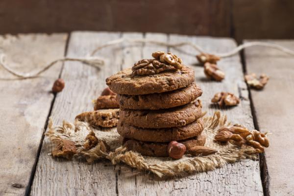 Comidas saludables para niños - Galletas de nuez