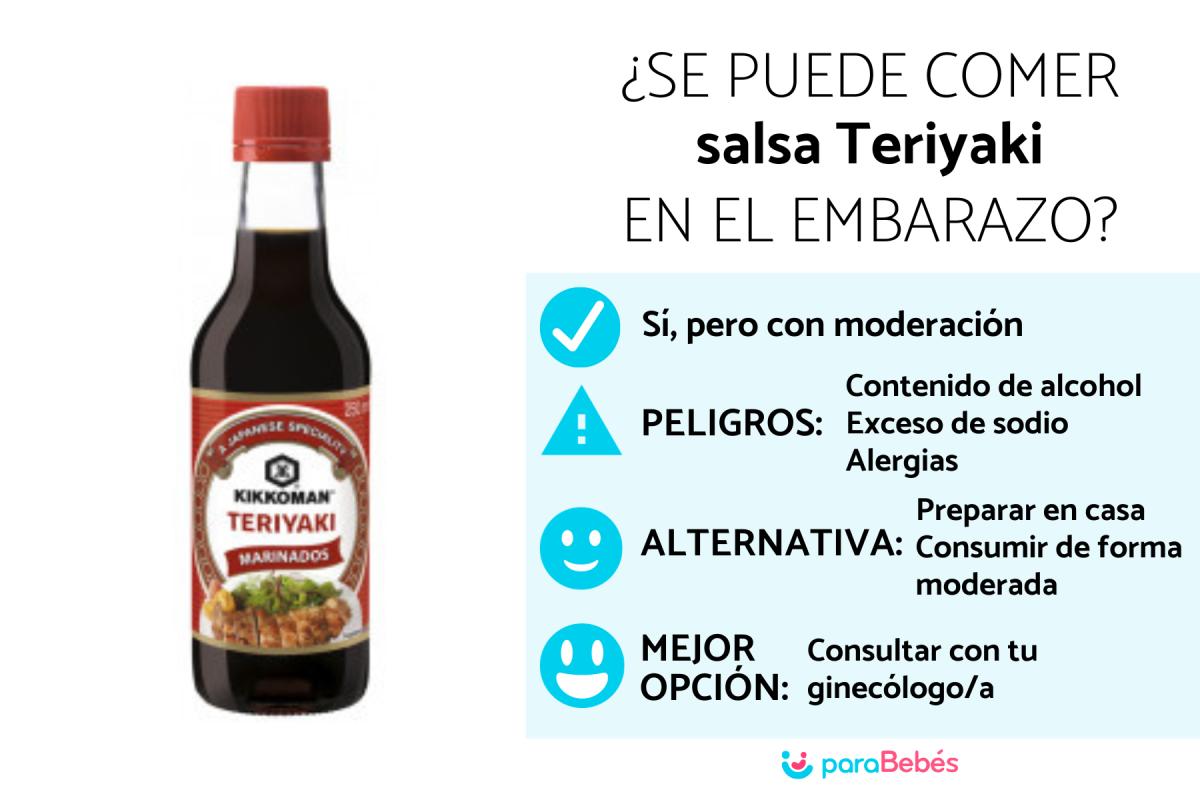¿Puedo comer salsa Teriyaki en el embarazo?