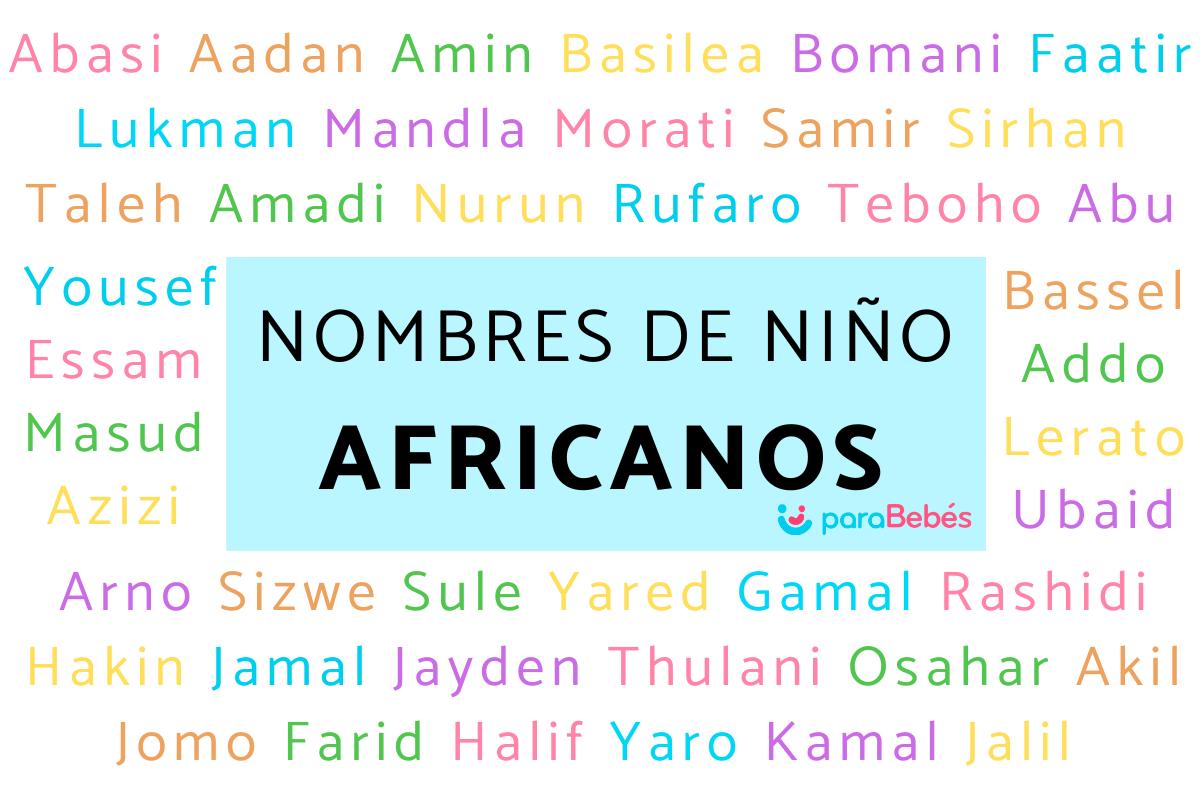 Nombres de niño africanos