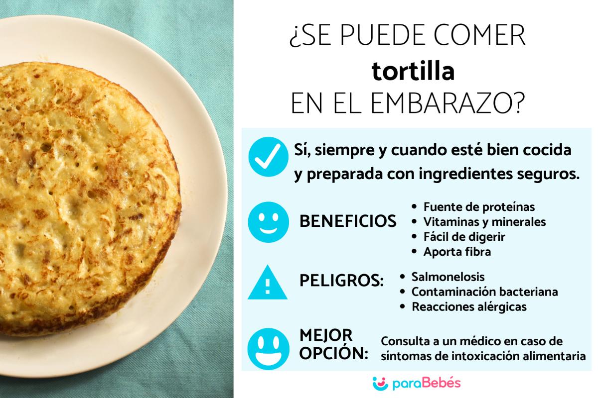 ¿Puedo comer tortilla en el embarazo?