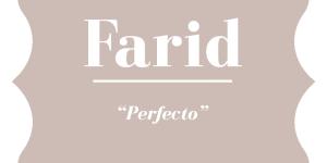 Significado del nombre Farid