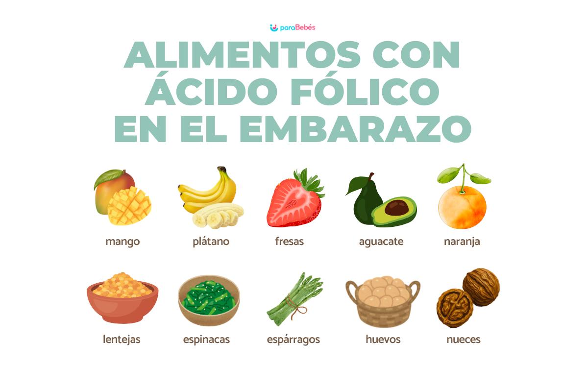 30 Alimentos ricos en ácido fólico para el embarazo