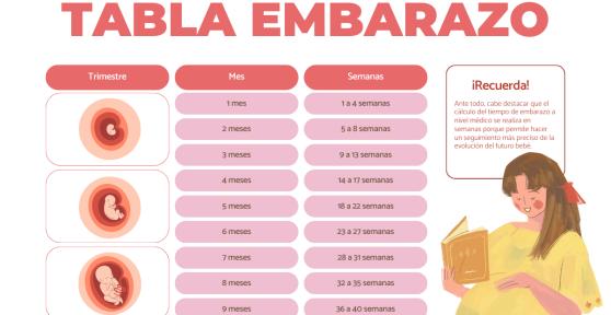 Calculadora de semanas y días de embarazo