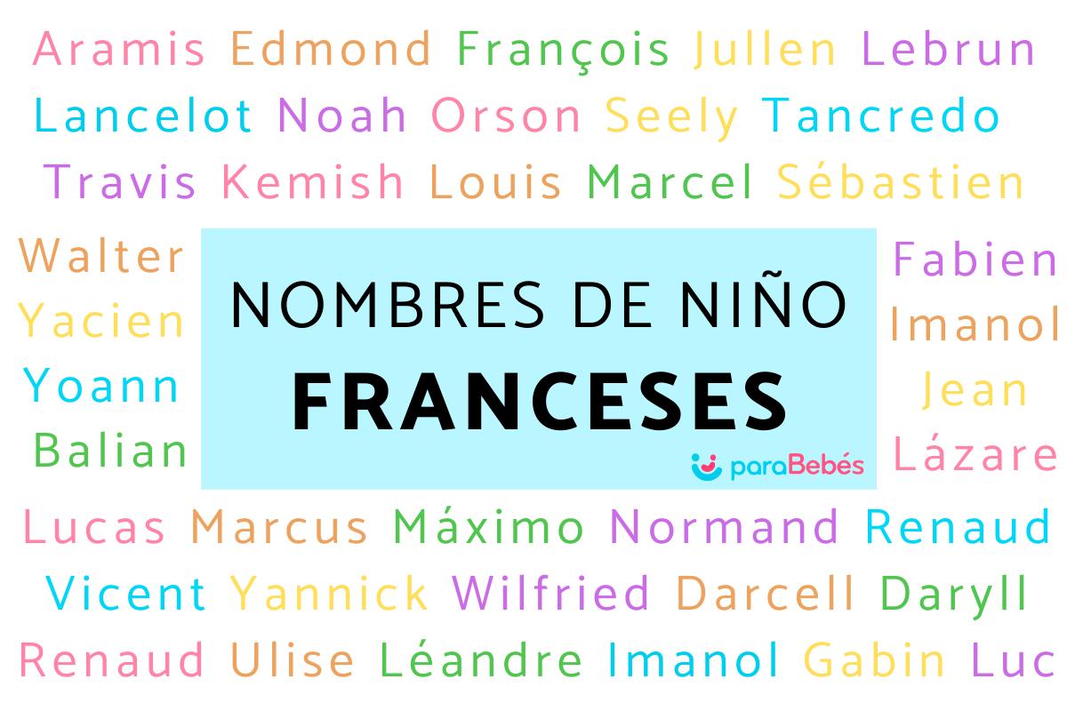 Nombres de niño franceses