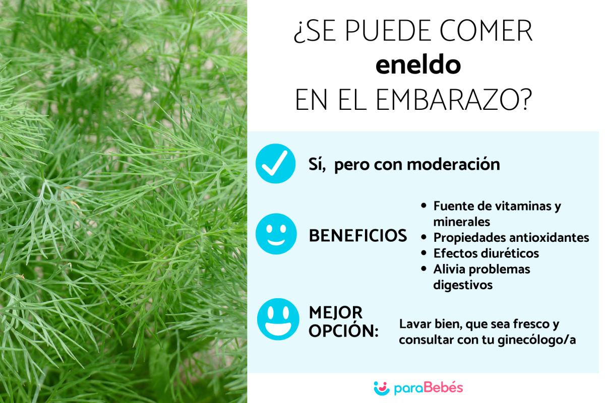 ¿Puedo comer eneldo fresco en el embarazo?