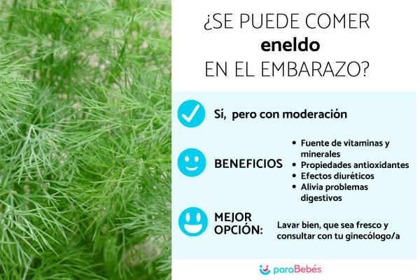 ¿Puedo comer eneldo fresco en el embarazo?