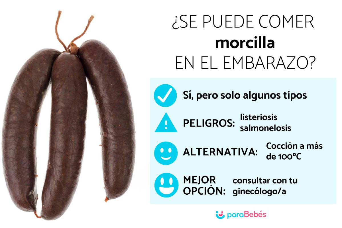 ¿Se puede comer morcilla en el embarazo?