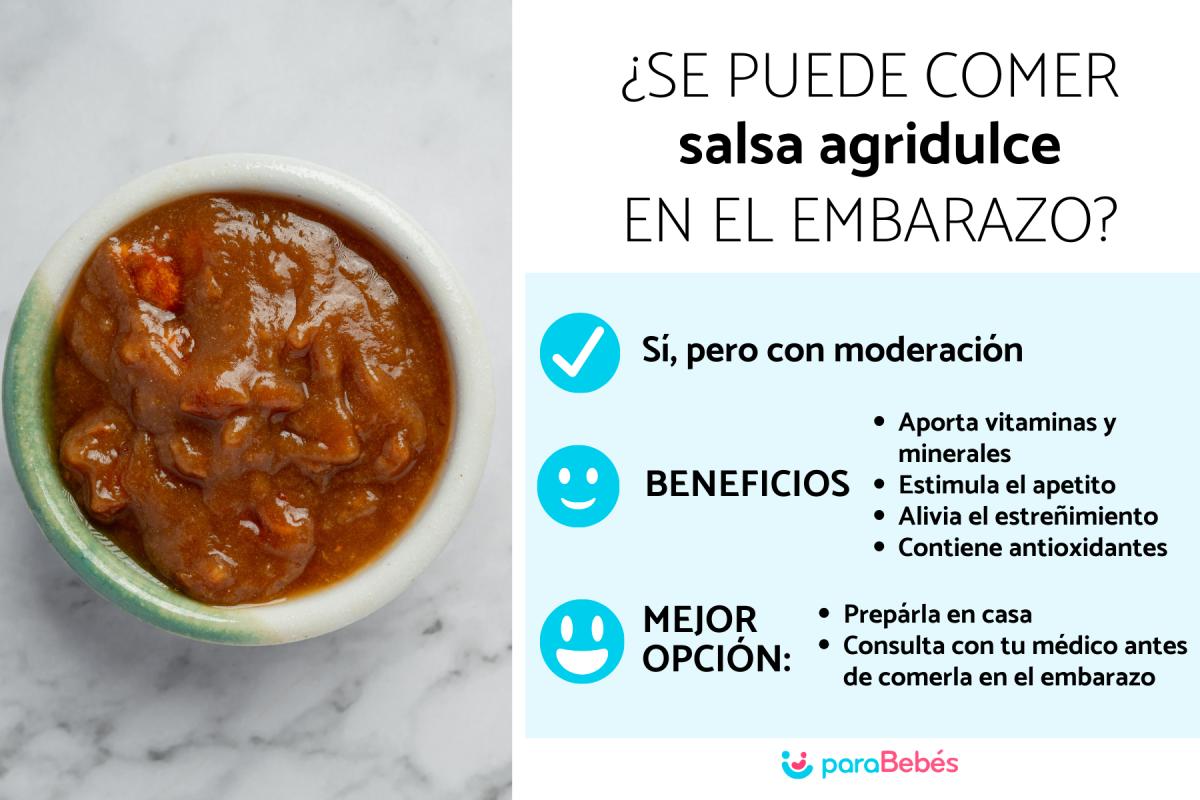 ¿Se puede comer salsa agridulce en el embarazo?